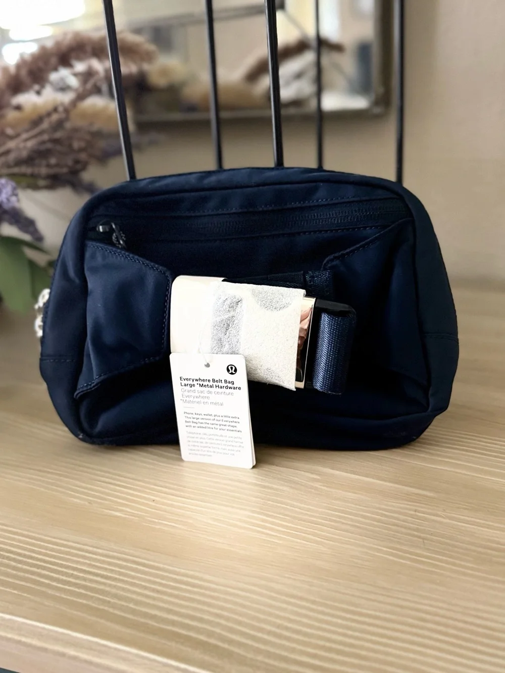 lululemon athletica Navy belt bag NWT